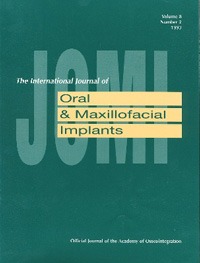 Oral & Maxillofacial Implants publication by Dr. Scharf